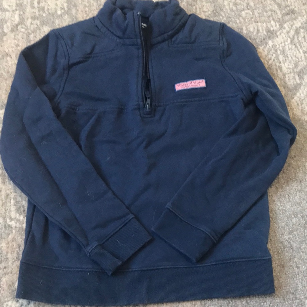 Vineyard Vines blue shep shirt 1/4 zip M